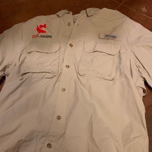 Short Sleeve Khaki Fishing Shirt
